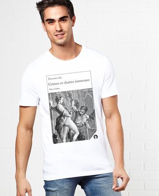 T-shirt homme Crimes et chattes immenses - Cadeaux Couple