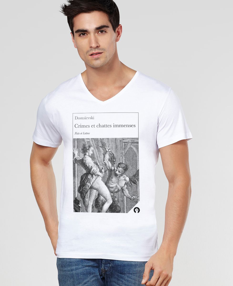 T-Shirt homme Crimes et chattes immenses