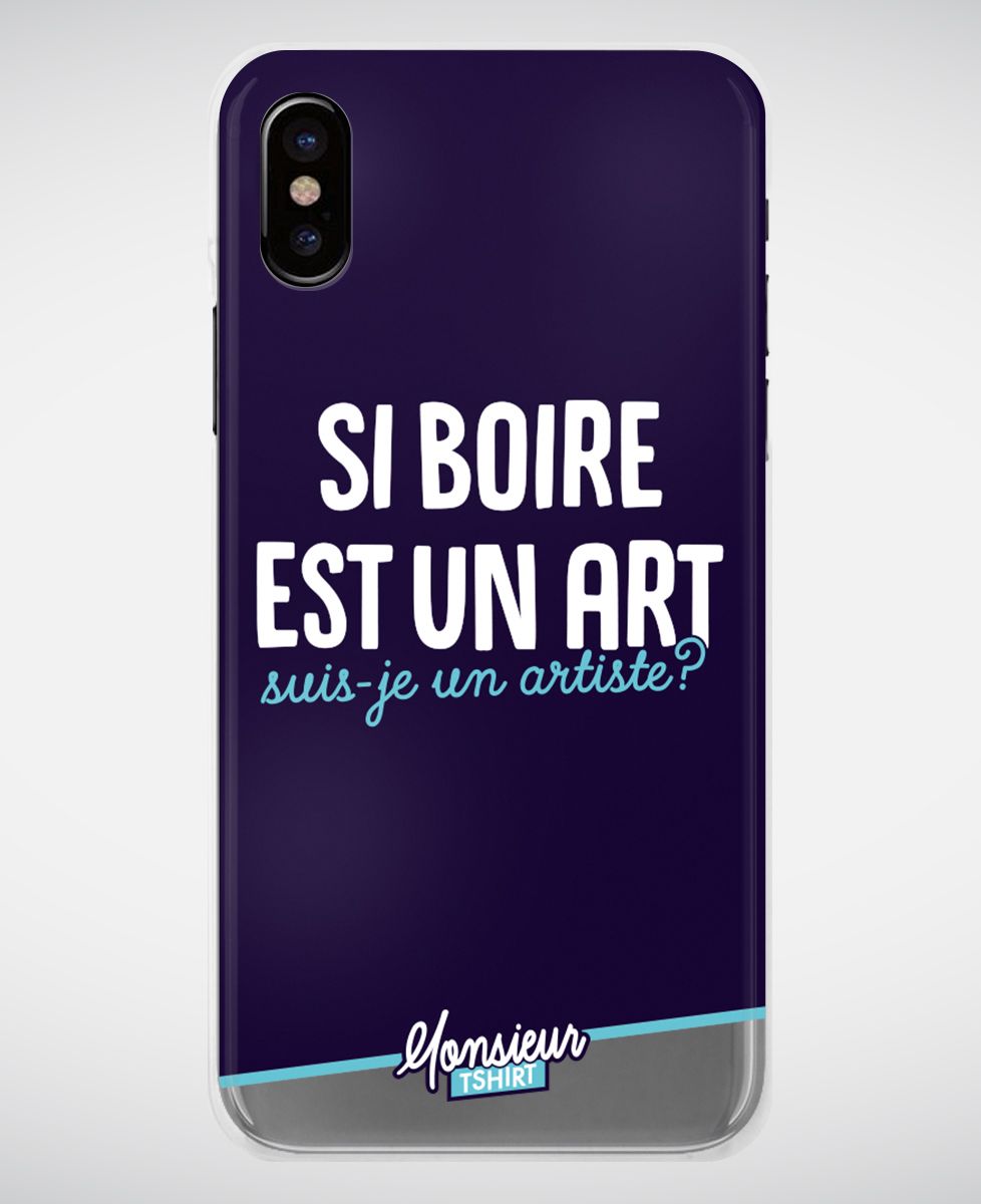 Coque smartphone Suis-je un artiste