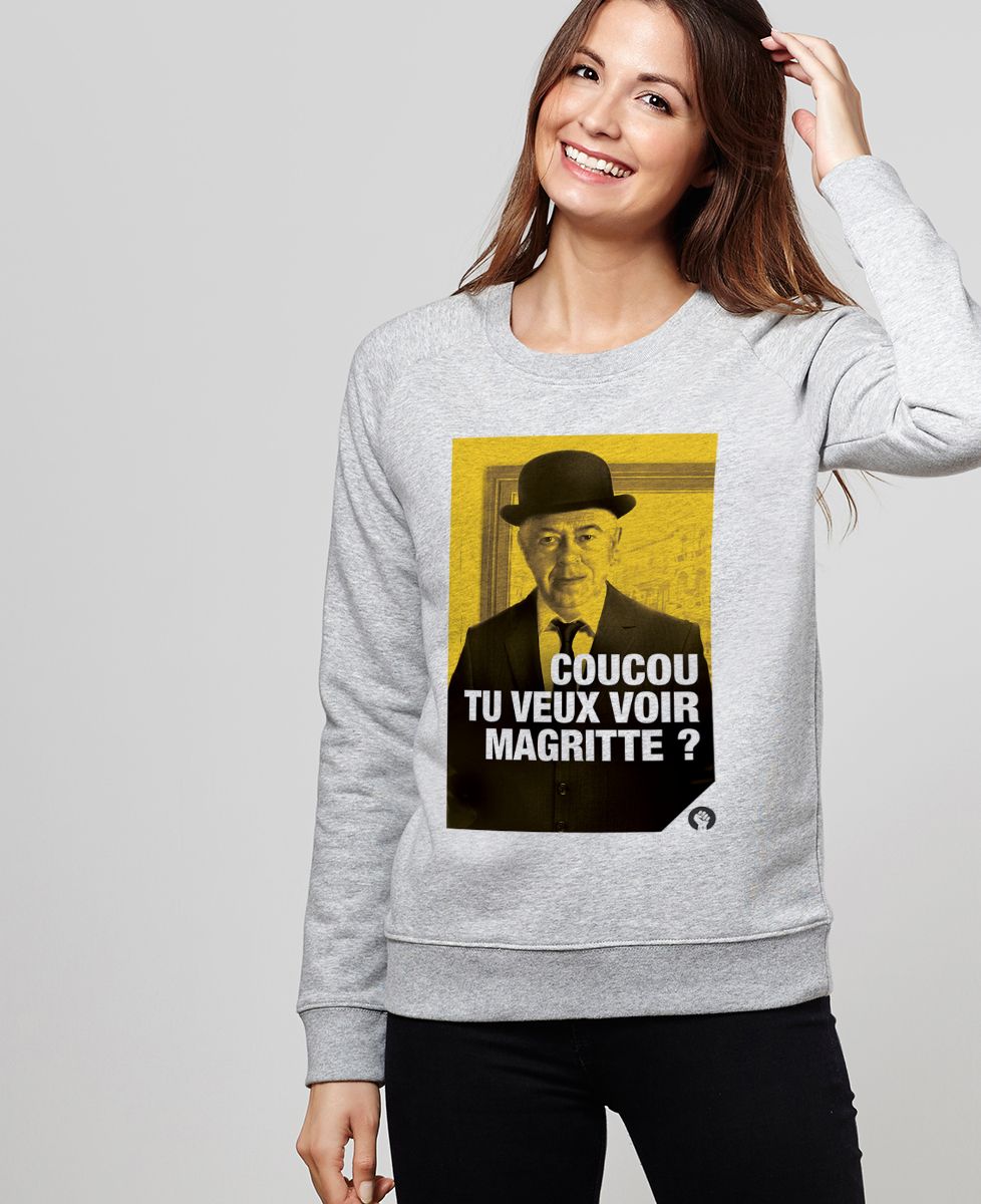 Sweatshirt femme Magritte - Apéro, Cadeaux Couple