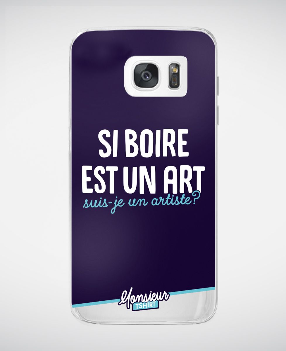 Coque smartphone Suis-je un artiste