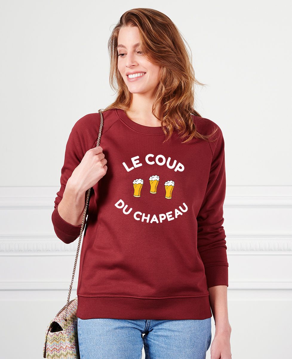 Sweatshirt femme Le coup du chapeau - Apéro
