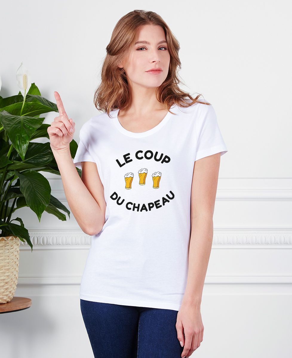 T-shirt femme Le coup du chapeau - Apéro