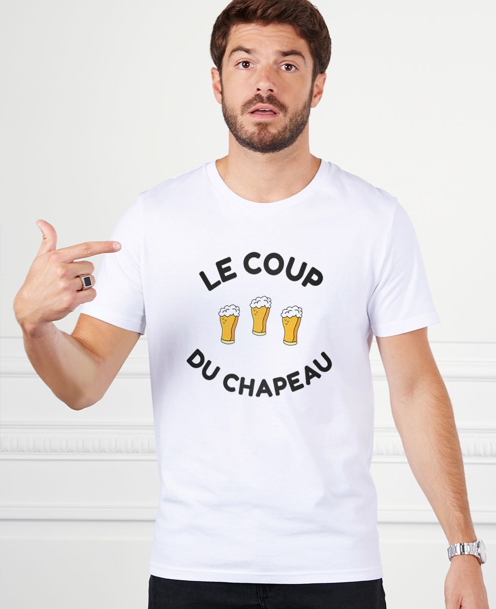 T-shirt homme Le coup du chapeau - Apéro
