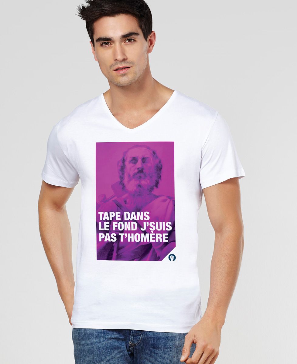 T-shirt homme Homère - Cadeaux Couple