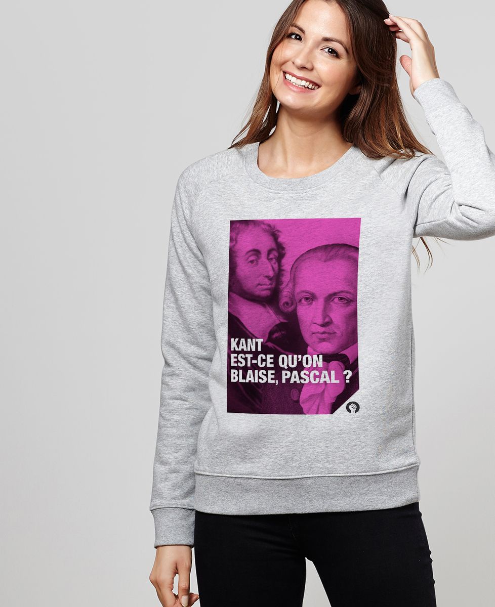 Sweatshirt femme Kant - Cadeaux Couple