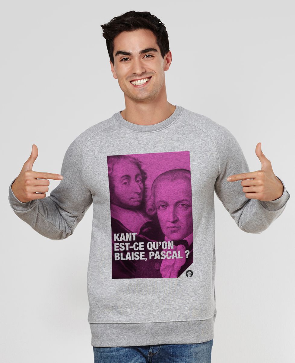 Sweatshirt homme Kant - Cadeaux Couple