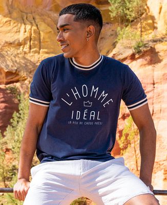T-shirt homme recyclé Filgood L'homme idéal - EVG, Cadeaux Couple, Mariage