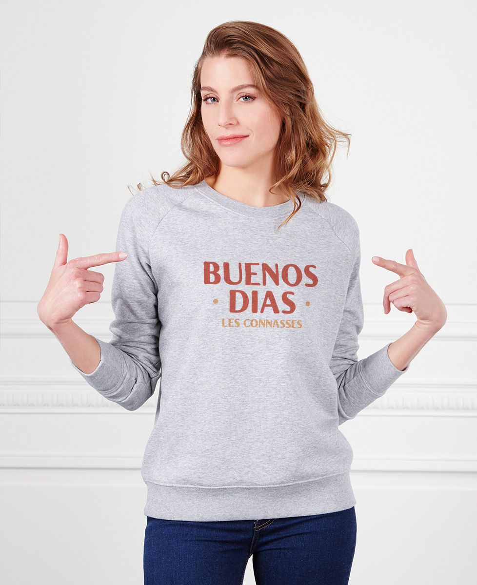 Sweatshirt femme Buenos Dias