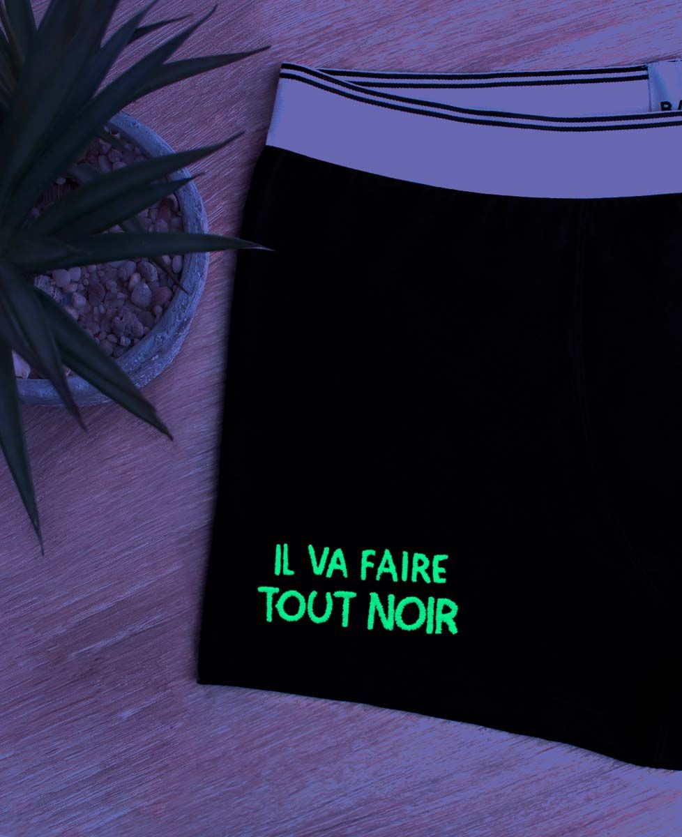 Boxer Il va faire tout noir (phosphorescent)