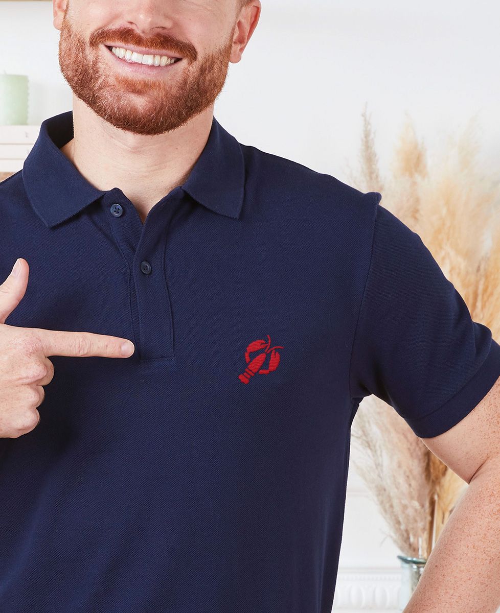 Polo homme Homard (brodé)