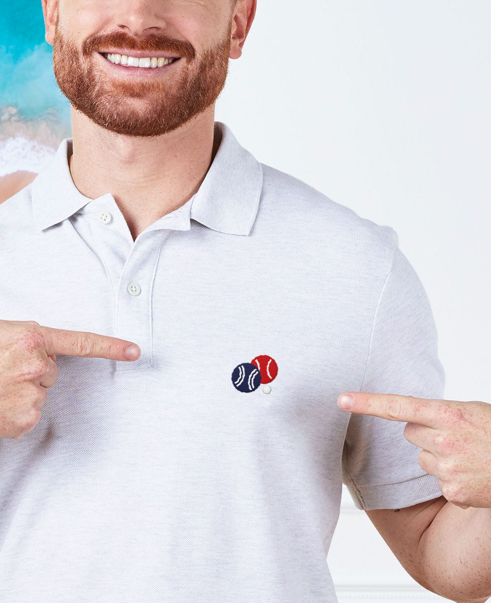Men's polo shirt Petanque (embroidered) - Sport