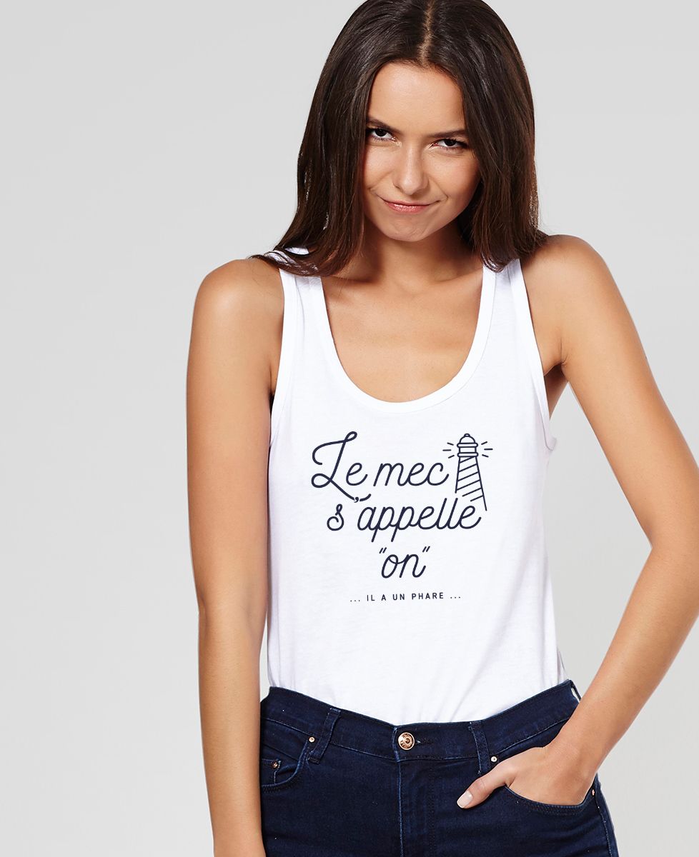 Débardeur femme Le mec s'appelle On