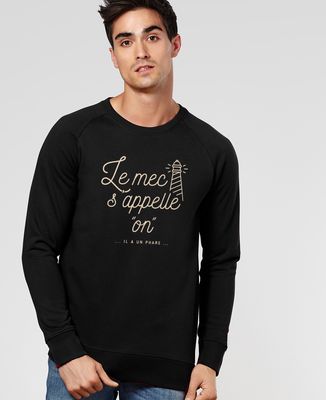 Sweatshirt homme Le mec s'appelle On