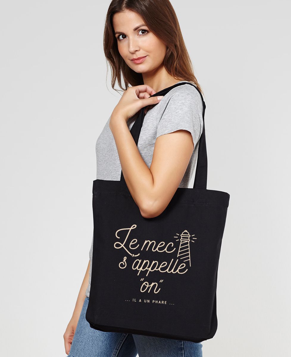 Tote bag Le mec s'appelle On