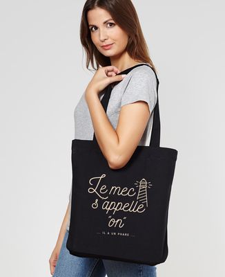 Tote bag Le mec s'appelle On