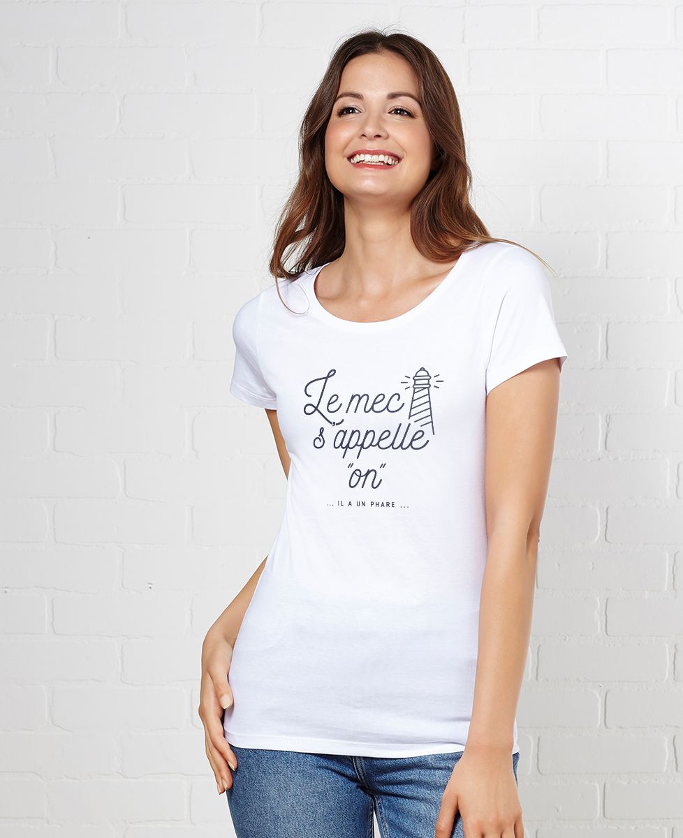 T-Shirt femme Le mec s'appelle On