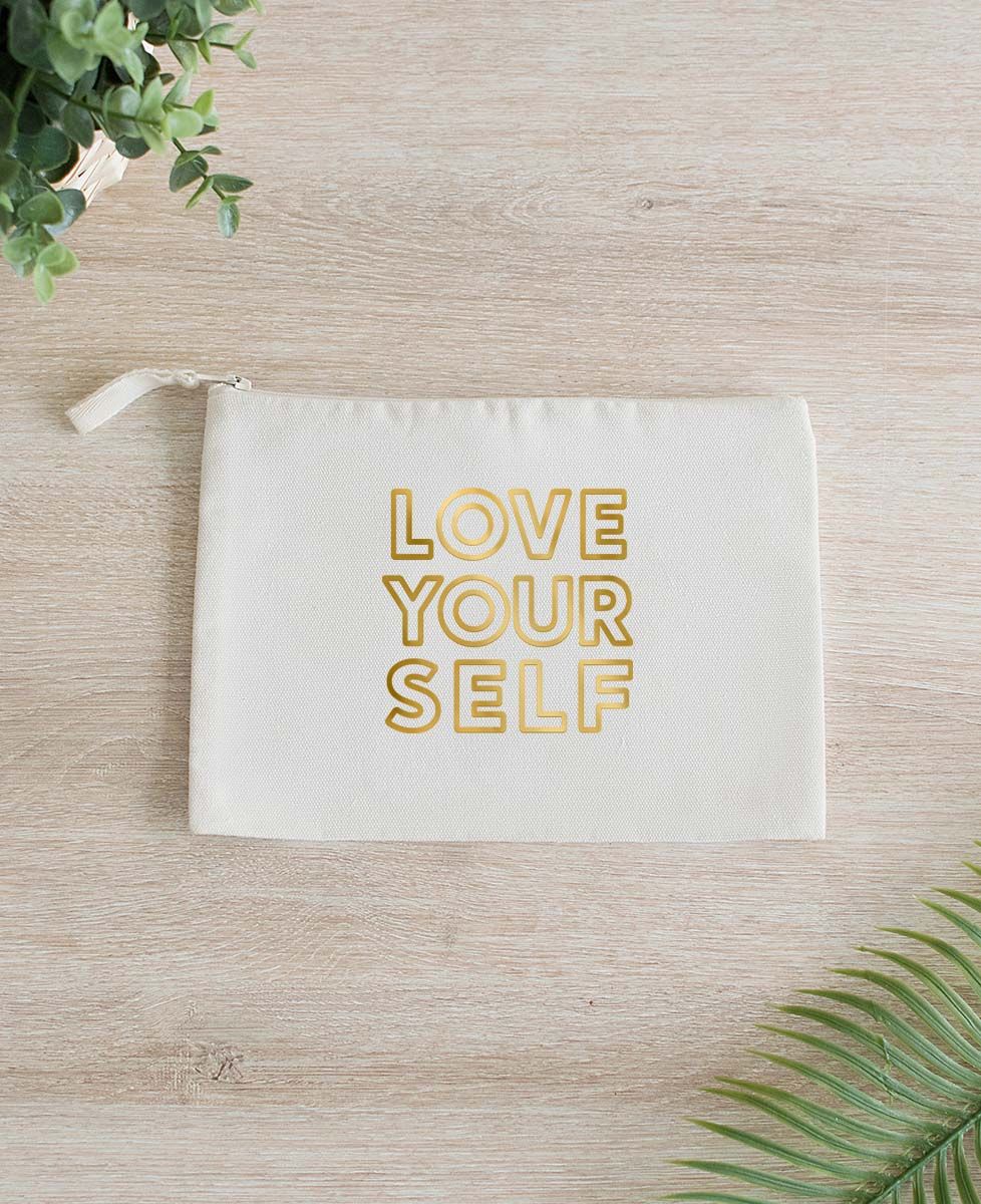 Pochette Love your self (effet doré) - Apéro