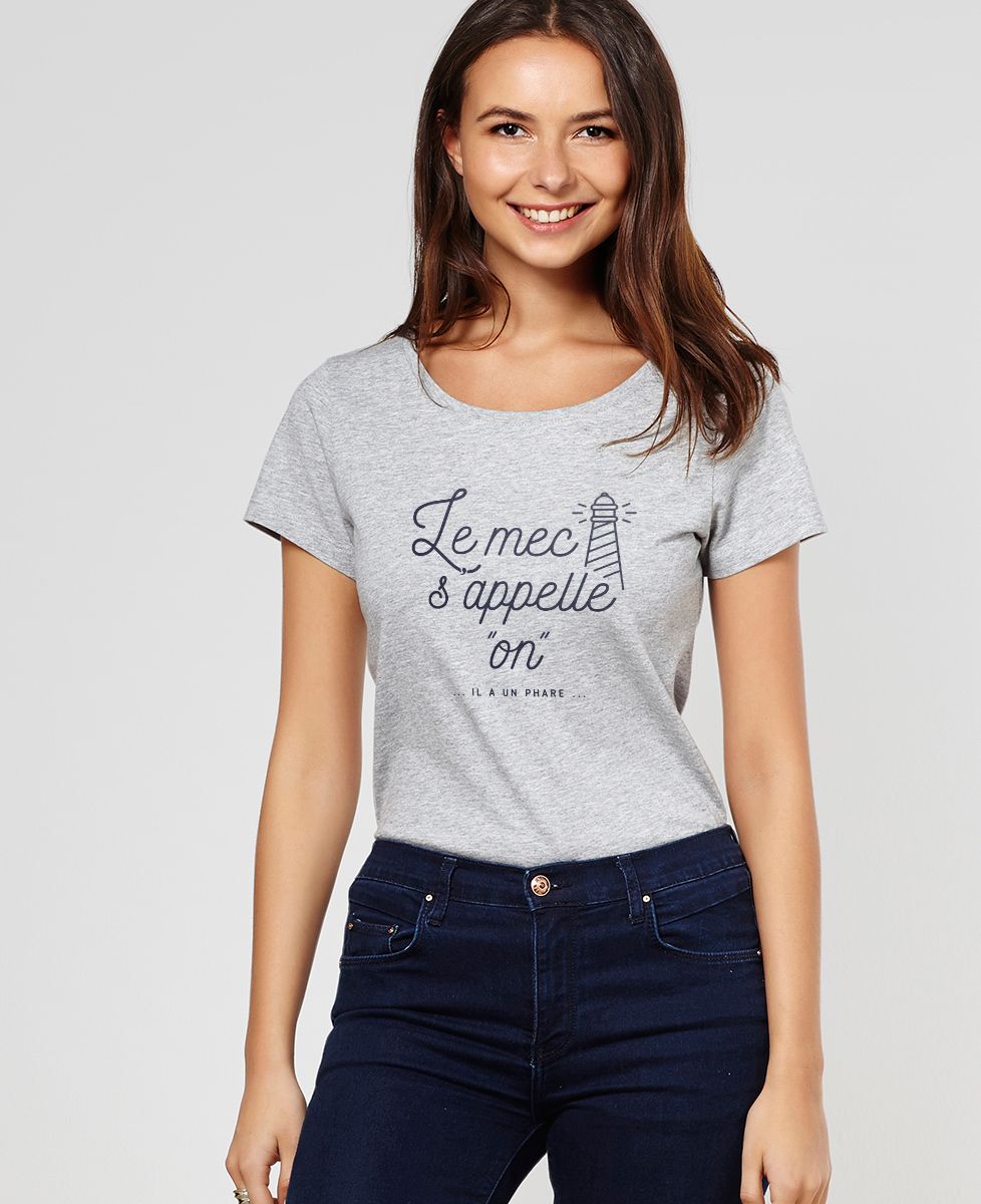 T-Shirt femme Le mec s'appelle On