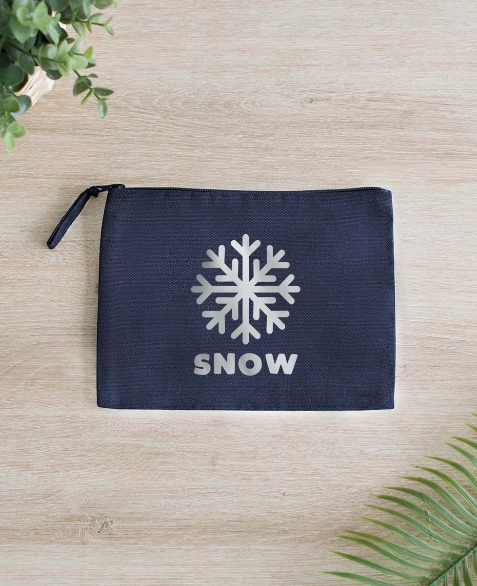 Pochette Snow (effet argenté) - Apéro