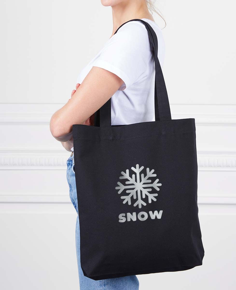 Tote bag Snow (effet argenté) - Apéro