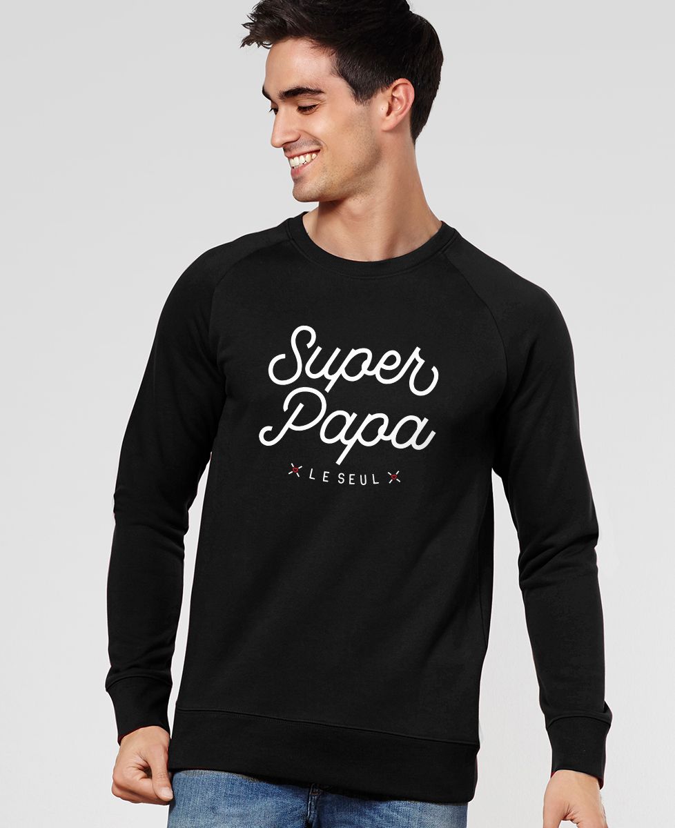 Sweatshirt homme Super Papa