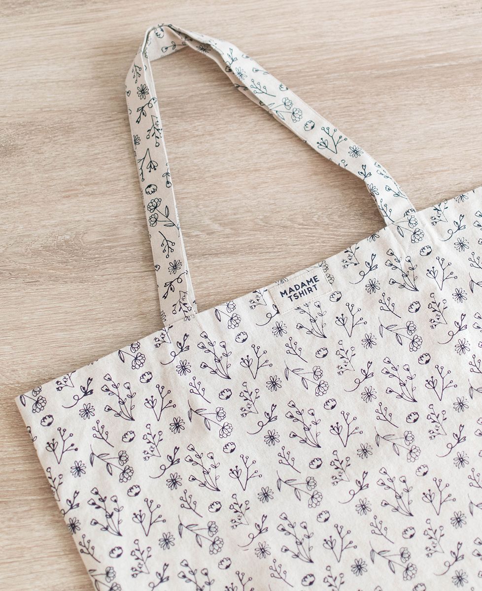 Tote bag Motif Fleuri