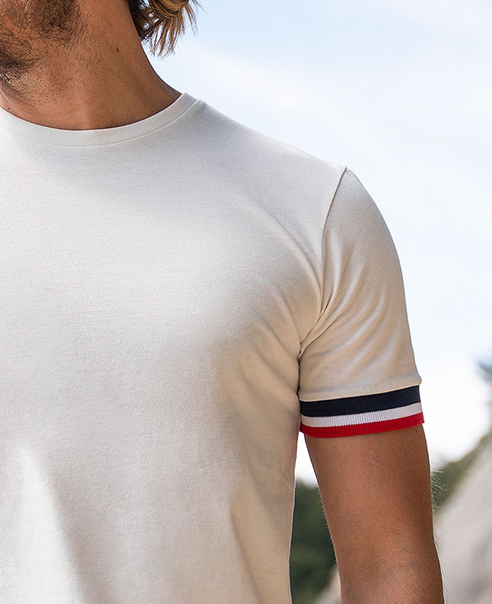 Filgood gerecycleerd T-shirt voor mannen Hartfracties op maat