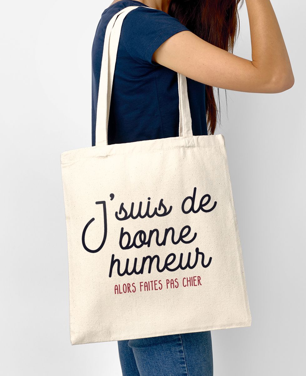 Tote bag De bonne humeur