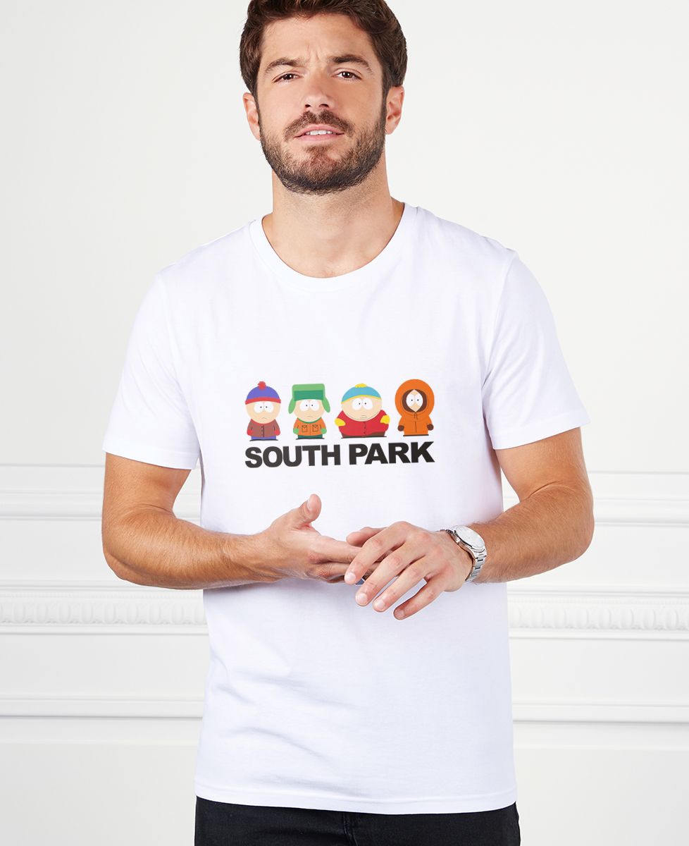 Camiseta para hombre 4 personajes (South Park)