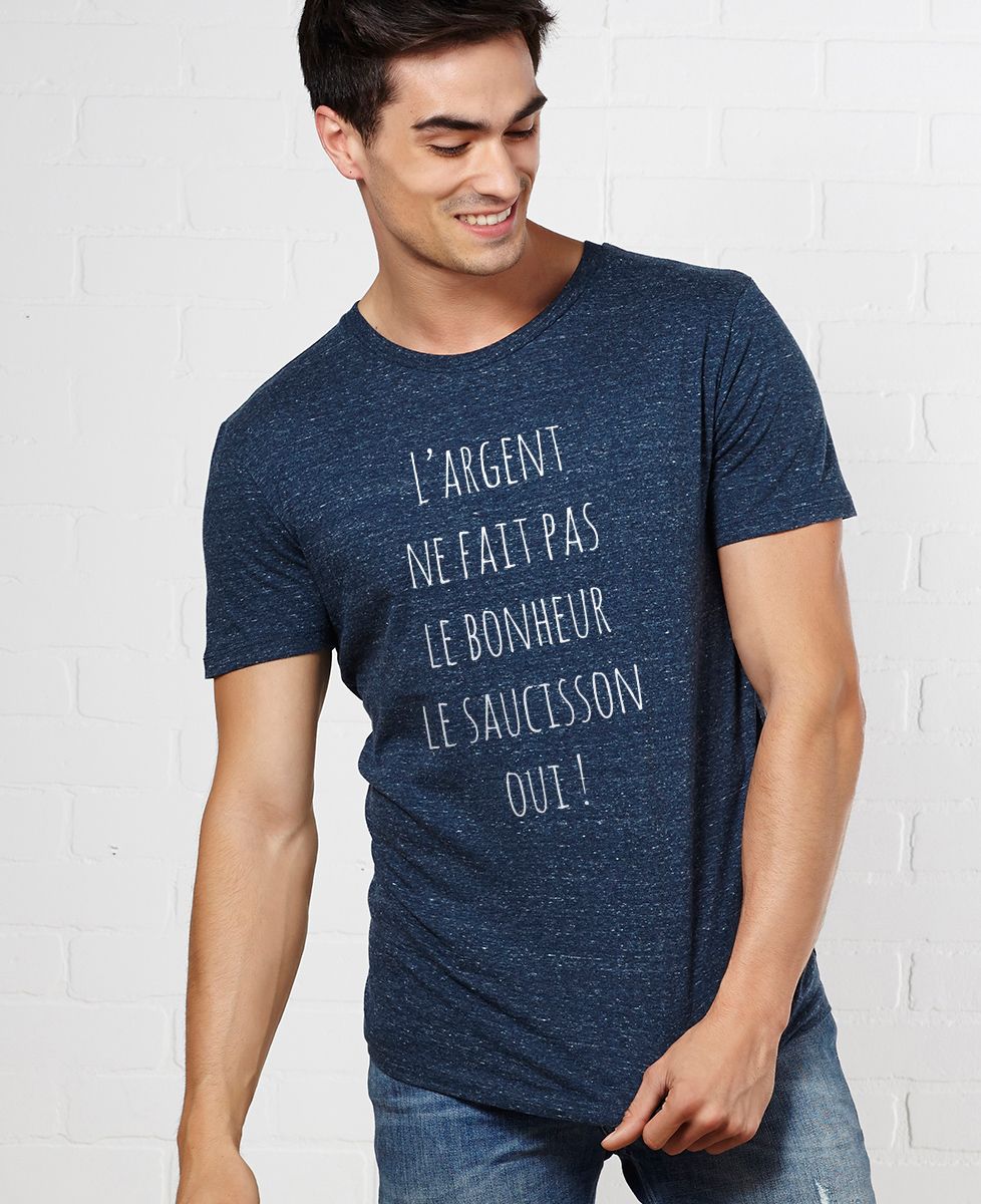 T-Shirt homme L'argent ne fait pas le bonheur