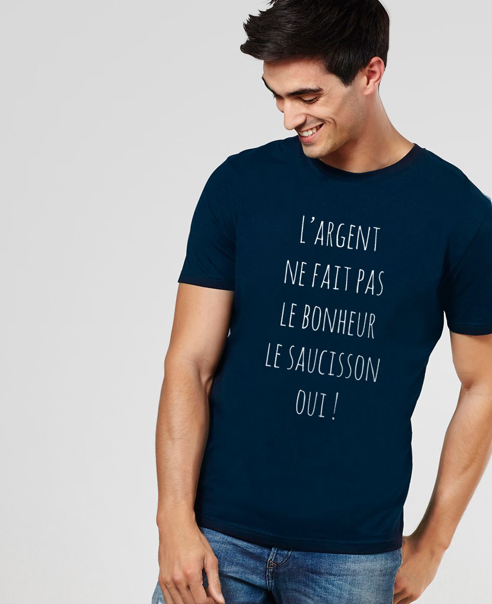 T-Shirt homme L'argent ne fait pas le bonheur