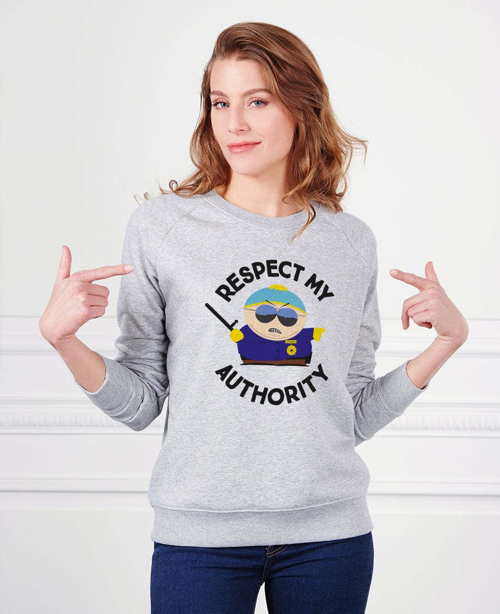 Women's sweatshirt Respect my authority (South Park)