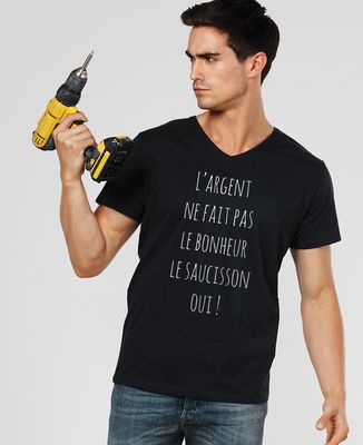 T-Shirt homme L'argent ne fait pas le bonheur