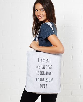 Tote bag L'argent ne fait pas le bonheur