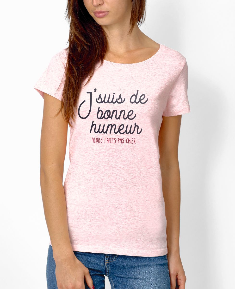 T-Shirt femme De bonne humeur
