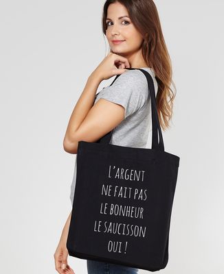 Tote bag L'argent ne fait pas le bonheur