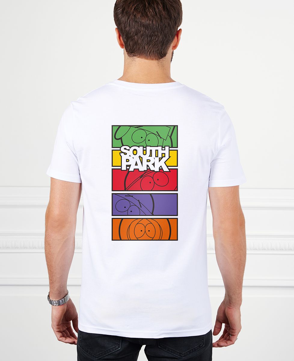 Men's T-Shirt Color block (South Park) - Aperitif