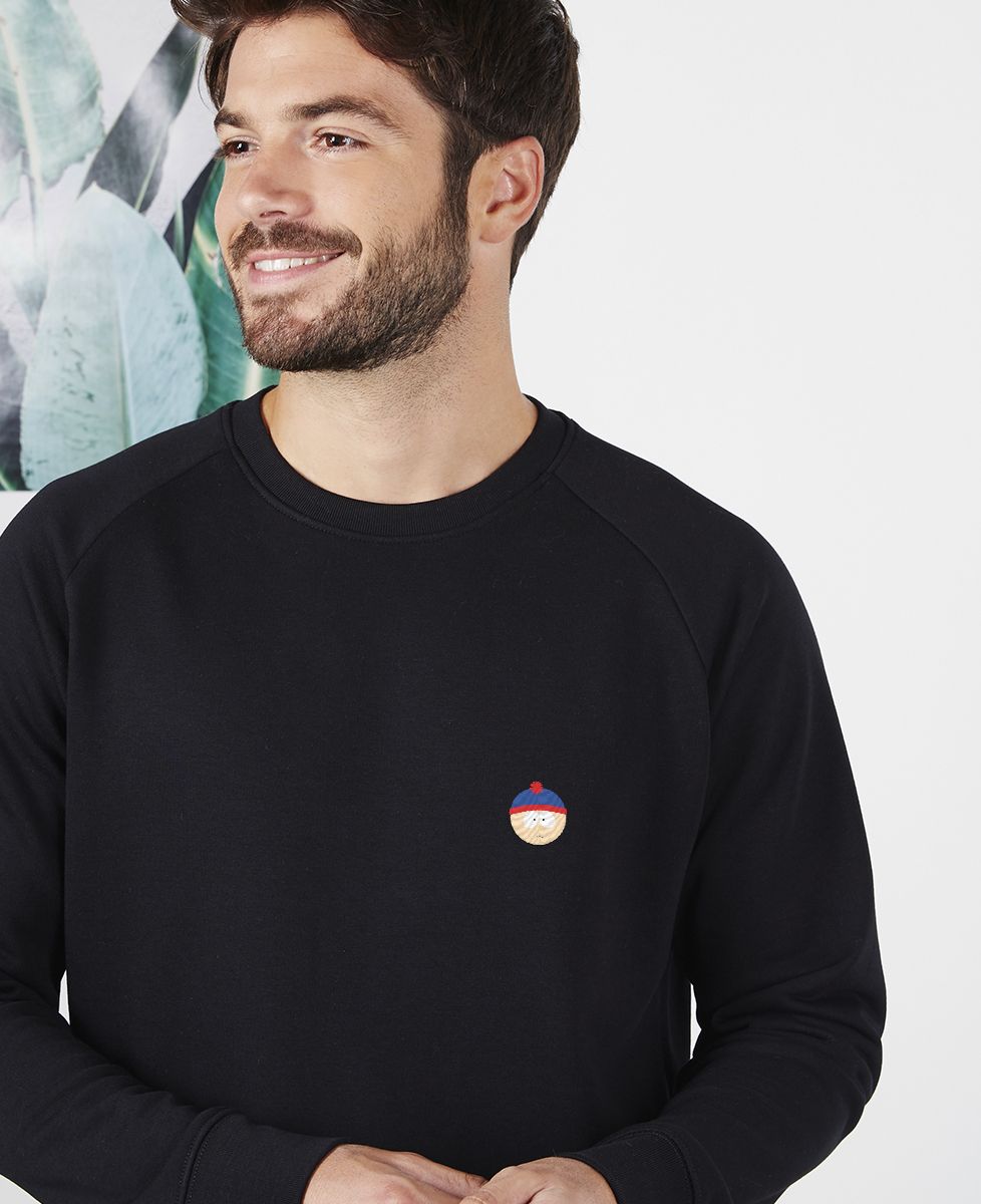 Men's sweatshirt Stan embroidered head (South Park)