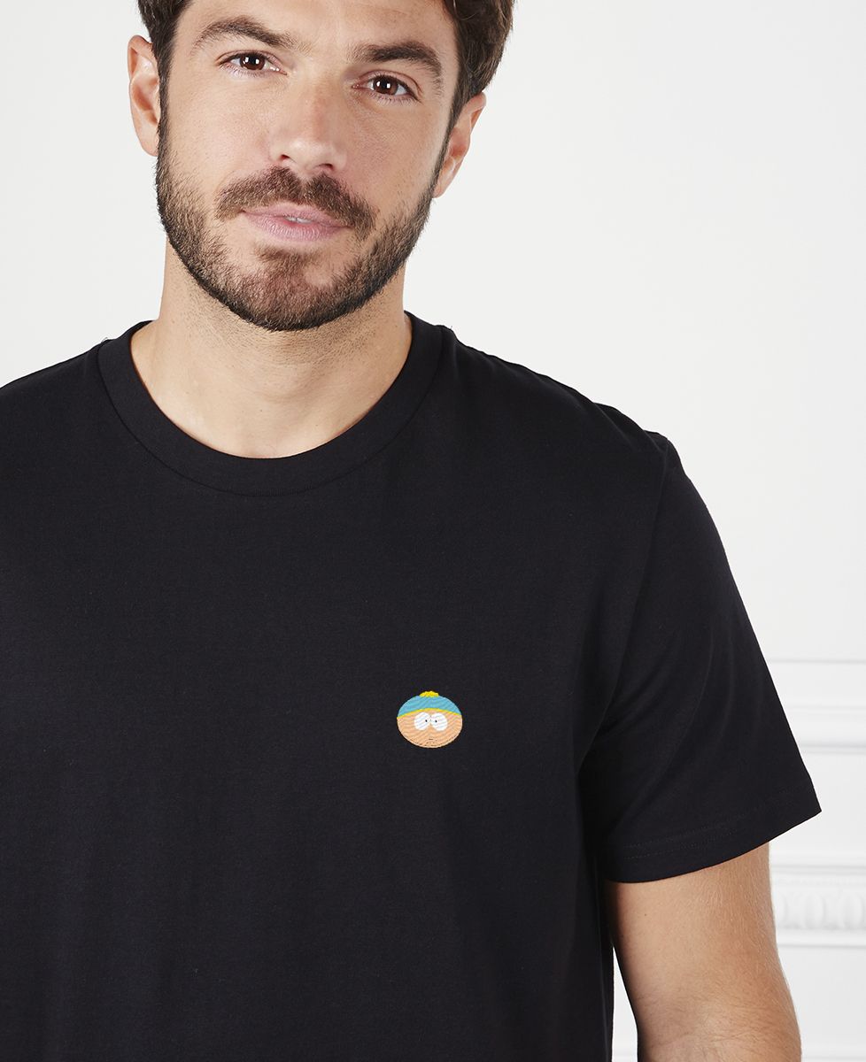T-shirt per lui Testa ricamata Cartman (South Park)