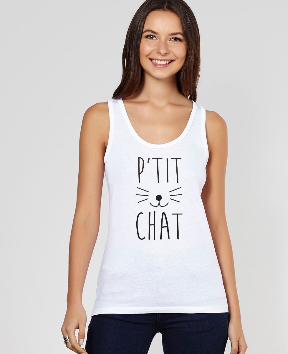 Débardeur femme P'tit chat