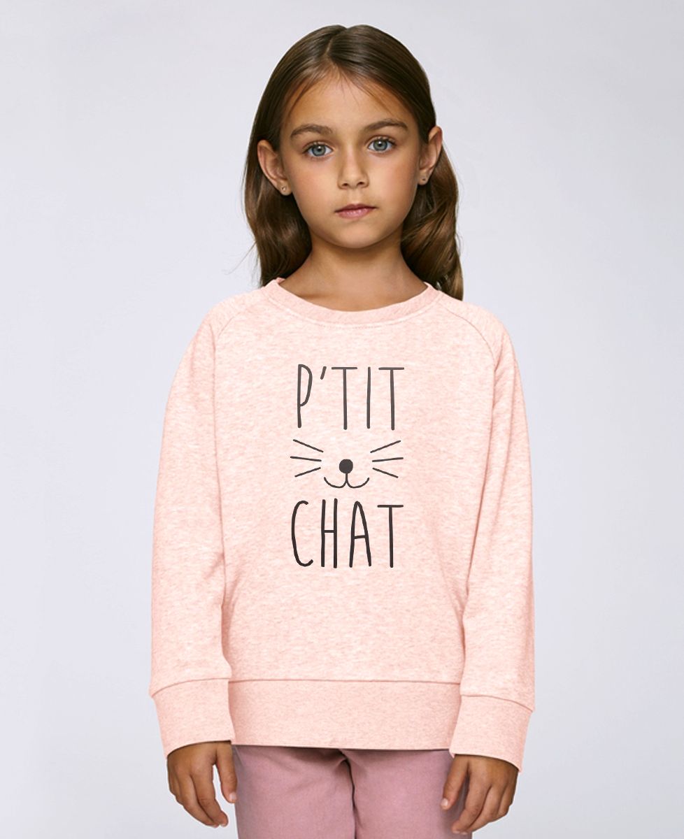 Sweatshirt enfant P'tit chat