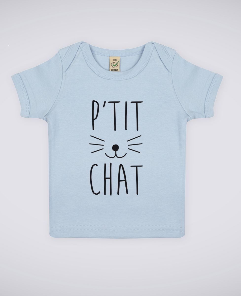 T-Shirt bébé P'tit chat