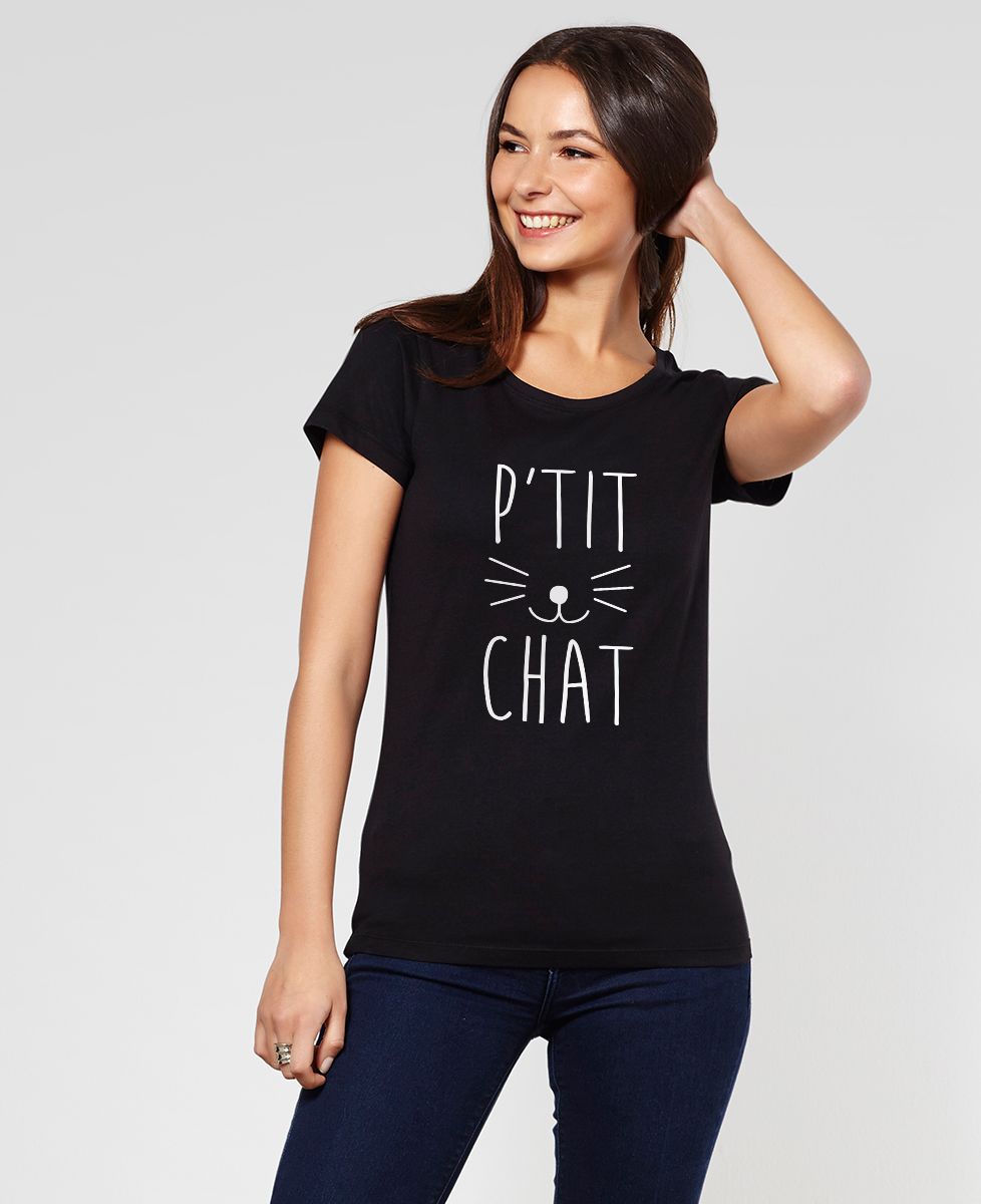 T-Shirt femme P'tit chat