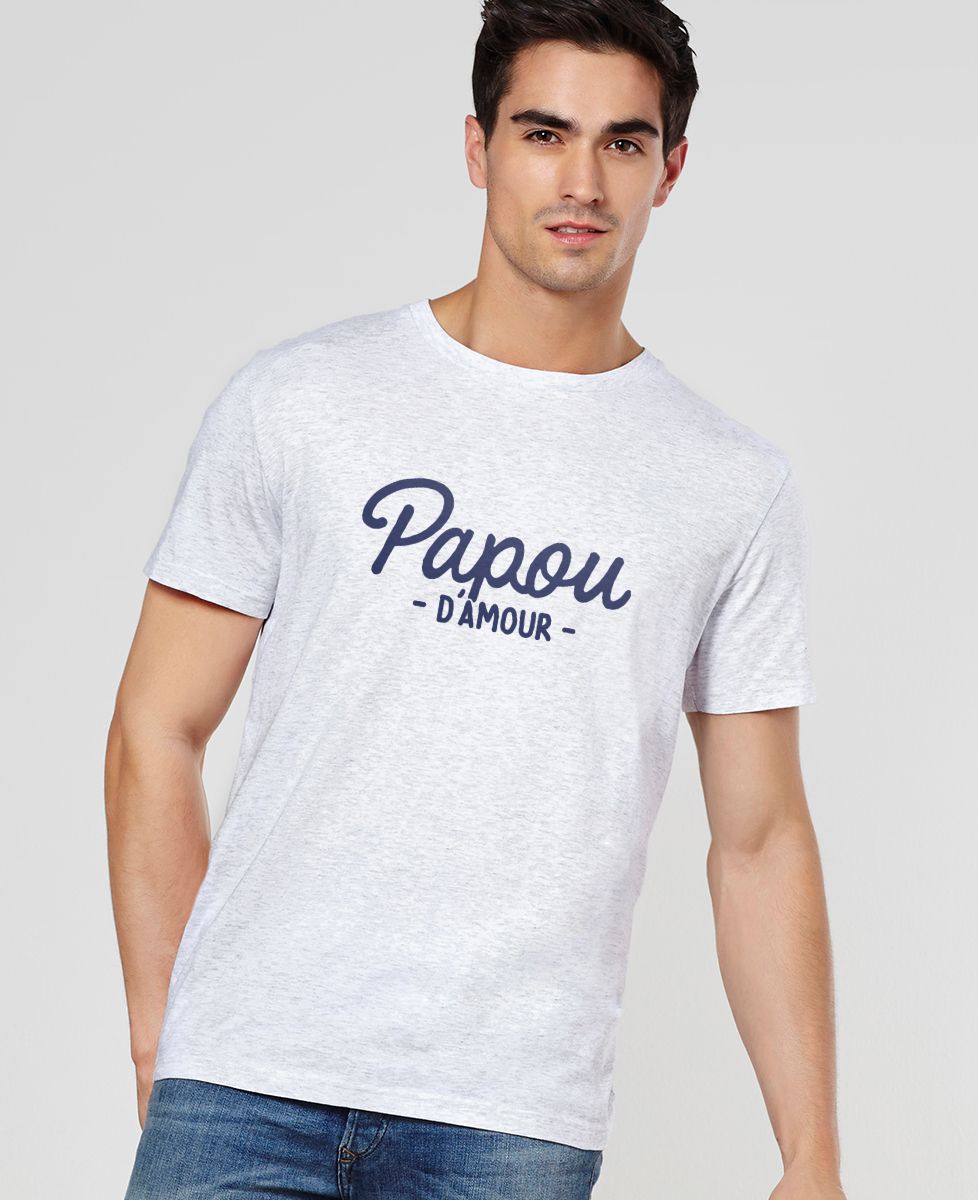 T-Shirt homme Papou d'amour