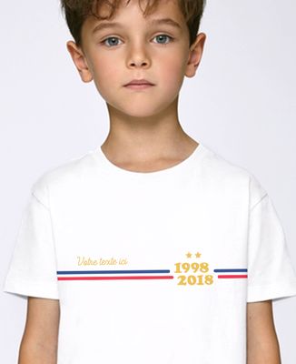 T-Shirt enfant Supporter France personnalisé