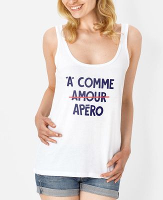 Débardeur femme A comme apéro