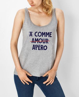 Débardeur femme A comme apéro