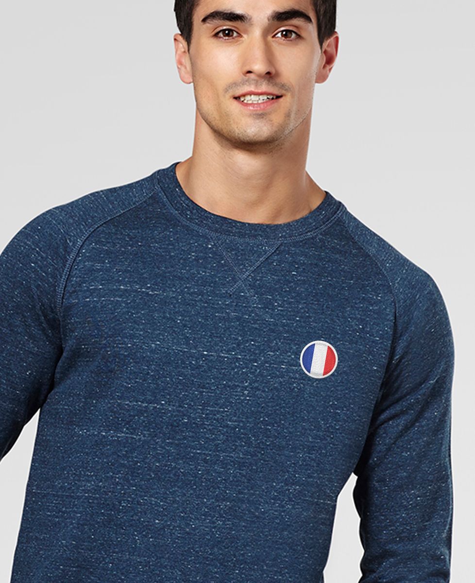 Sweatshirt homme Écusson France