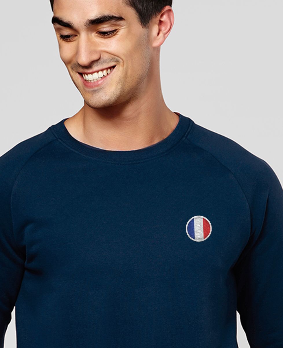 Sweatshirt homme Écusson France
